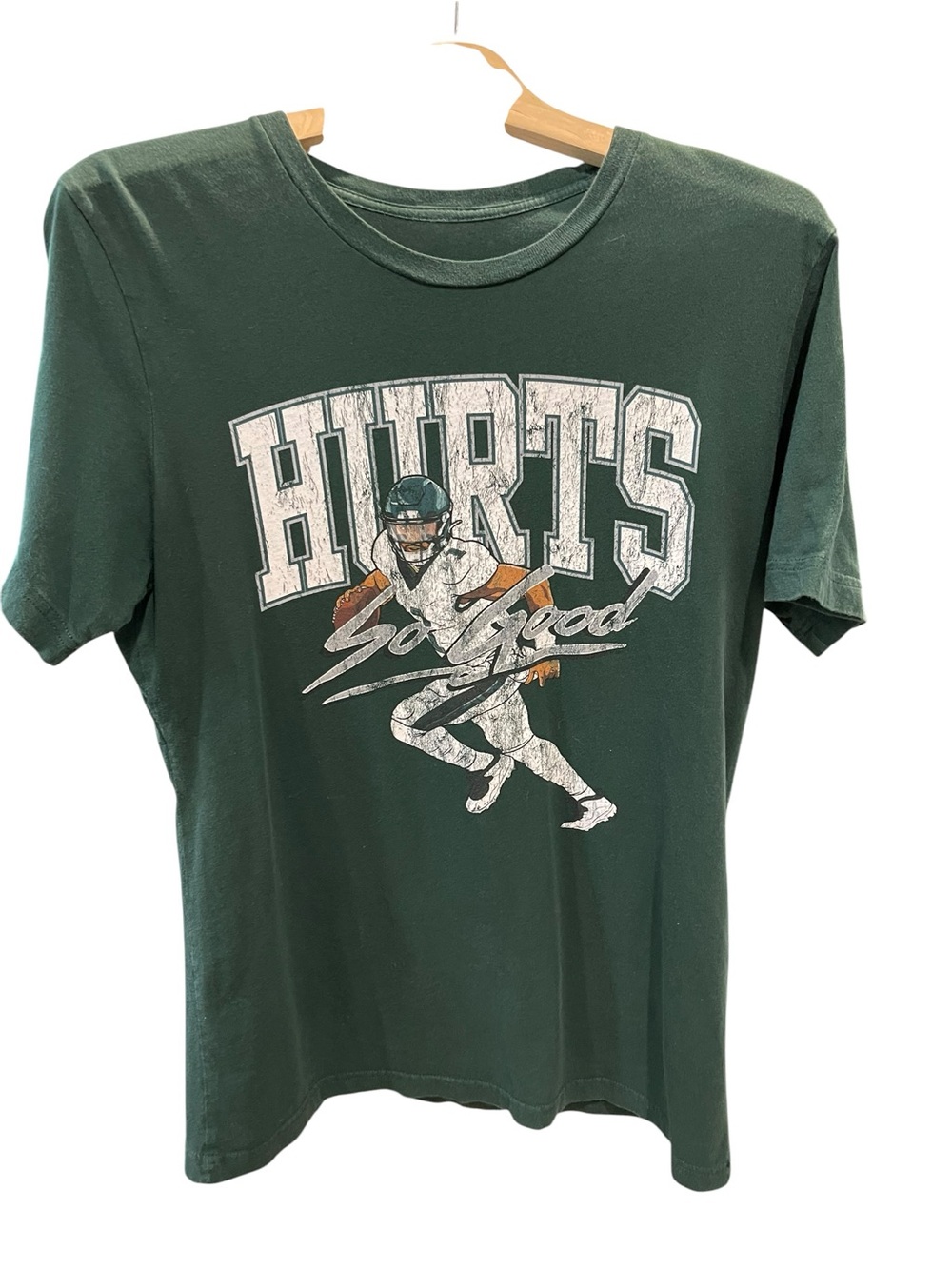 Barstool Sports HURTS So Good Graphic T Shirt SZ M Green Short Sleeve